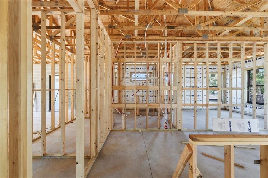 In-progress construction of a new home in , Avon Park, FL (Image 21).
