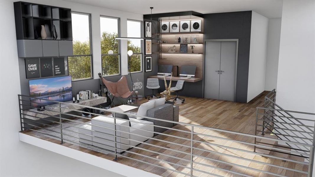 Furnished interior view inside a new home in , Irving (Image 10).