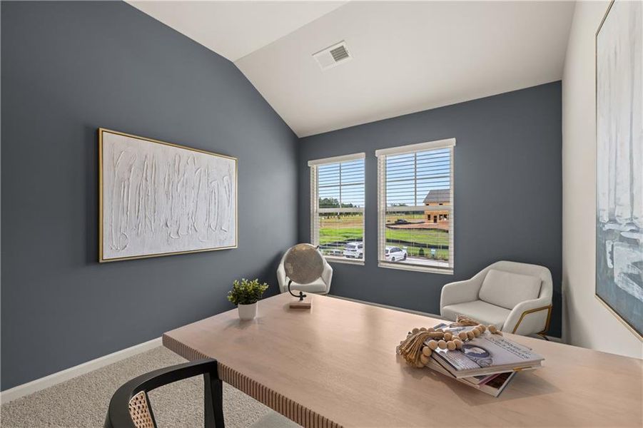 Furnished interior view inside a new home in Walden Park - The Retreat, Jonesboro (Image 33).