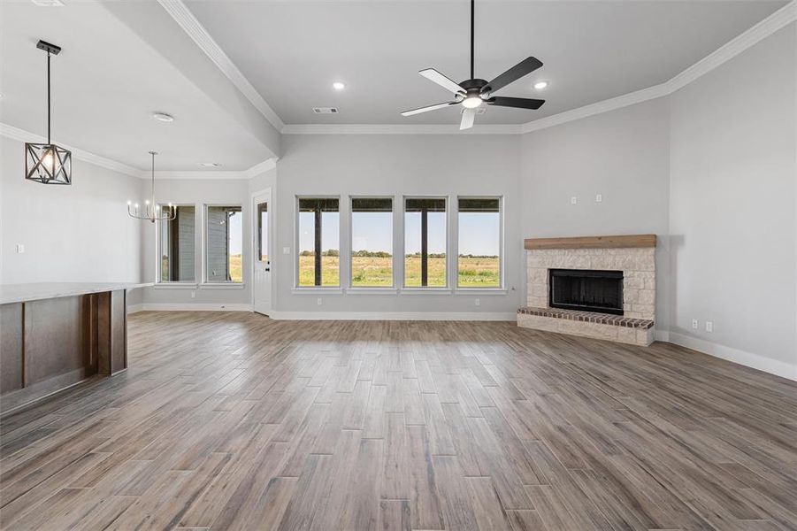 Spacious, unfurnished interior of a new home in Rocky Top, Krum (Image 29). Spacious, unfurnished interior of a new home in Rocky Top, Krum (Image 29).