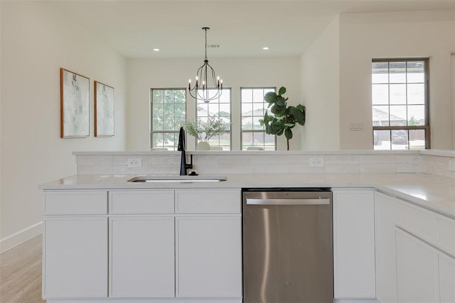 Furnished interior view inside a new home in , Azle (Image 8). Furnished interior view inside a new home in , Azle (Image 8).