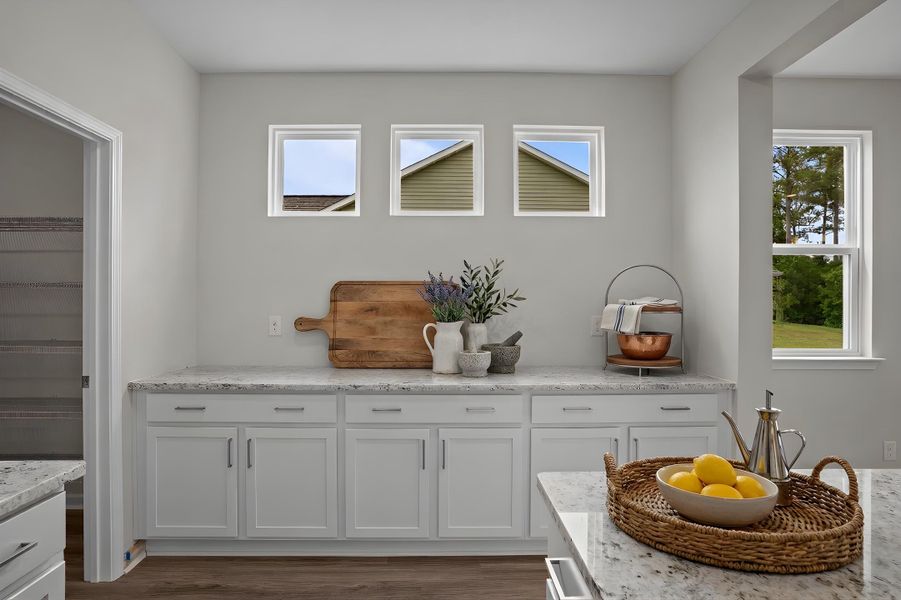 Representative furnished interior of a home built from the The Longboard by Chesapeake Homes in The Willows, Loris (Image 7).