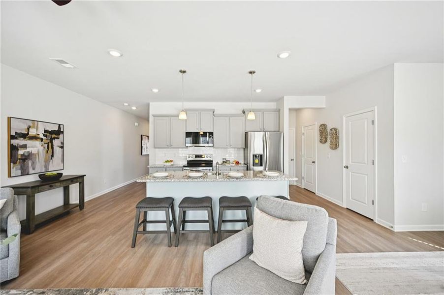 Furnished interior view inside a new home in Creekside Village, Lithonia (Image 7).