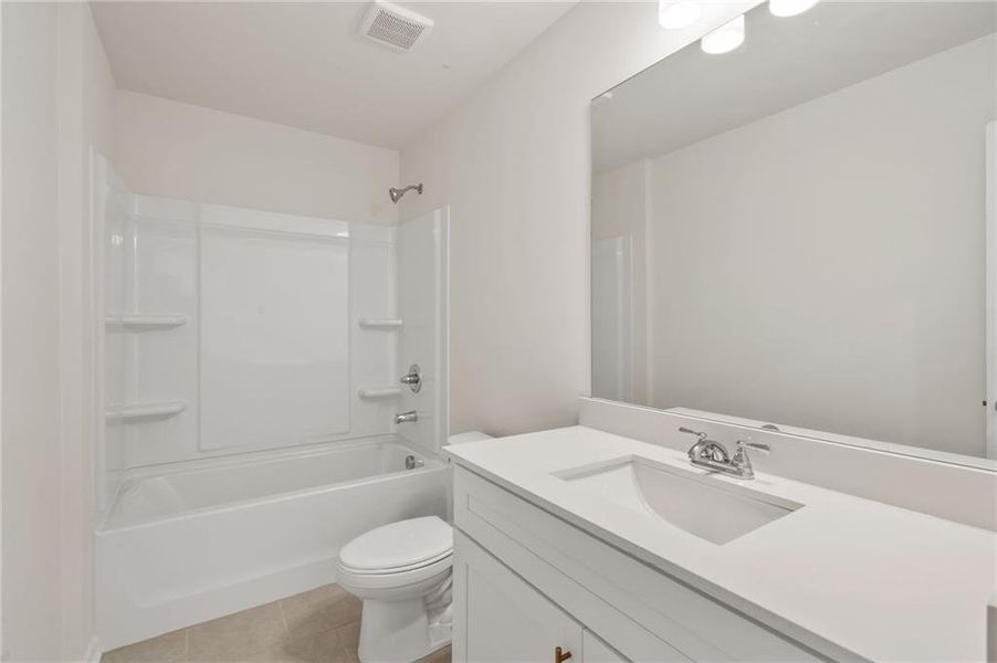 Furnished interior view inside a new home in The Brooke at Rivertown, South Fulton (Image 7).