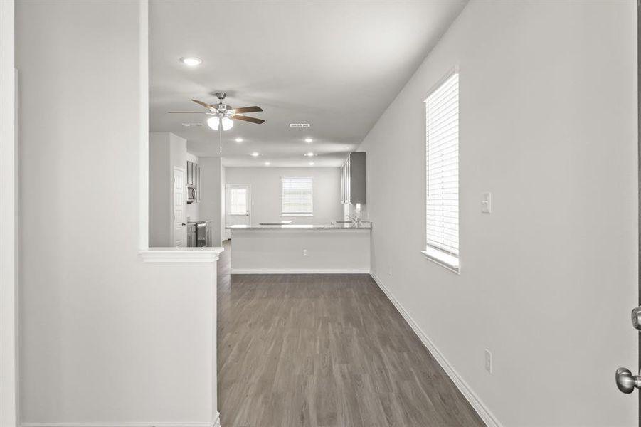 Spacious, unfurnished interior of a new home in Retreat at Fossil Creek, Fort Worth (Image 14). Spacious, unfurnished interior of a new home in Retreat at Fossil Creek, Fort Worth (Image 14).