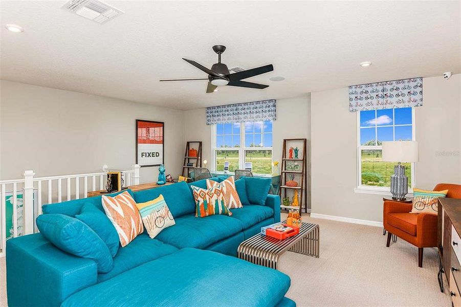 Furnished interior view inside a new home in Estates at Lake Jesup, Sanford (Image 5).