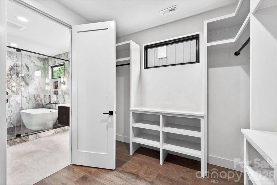 Custom Built Primary Closet