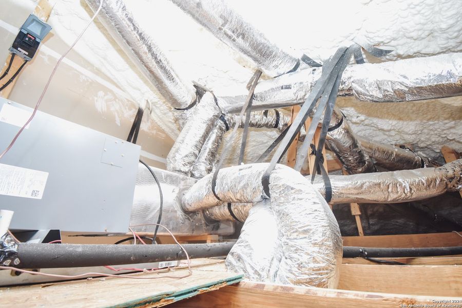 In-progress construction of a new home in , San Antonio, TX (Image 46).