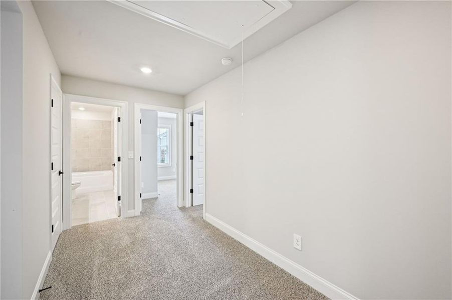 Spacious, unfurnished interior of a new home in Vines at Mill Creek - Legacy Series, Braselton (Image 41).