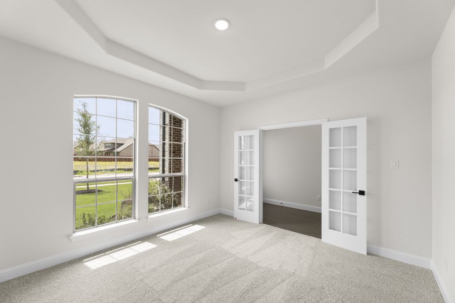 Spacious, unfurnished interior of a new home in Lovers Landing, Forney (Image 25). Spacious, unfurnished interior of a new home in Lovers Landing, Forney (Image 25).