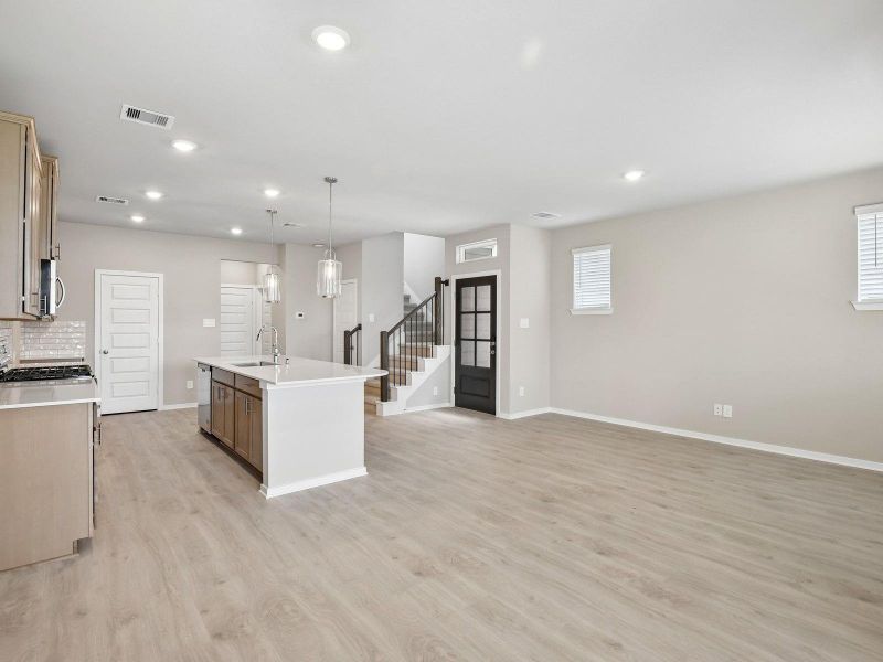 Furnished interior view inside a new home in Parkway Commons - City Series, Missouri City (Image 11). Furnished interior view inside a new home in Parkway Commons - City Series, Missouri City (Image 11).