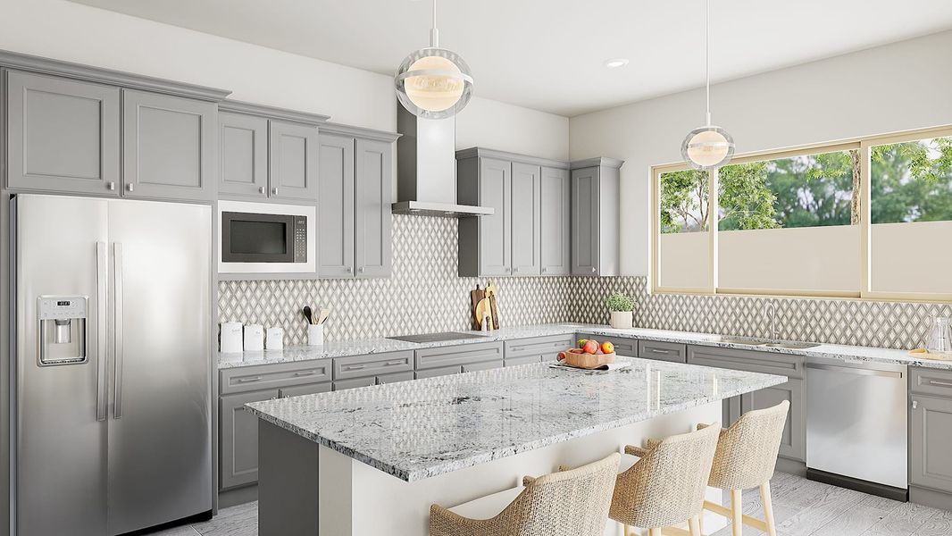 Representative furnished interior of a home built from the Echo Plan 4508 by Tri Pointe Homes in Soleo, San Tan Valley (Image 4).