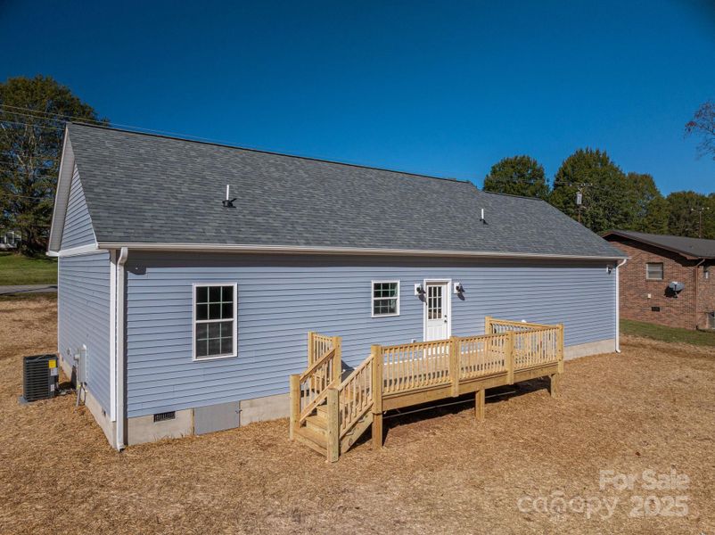 Exterior details and patio area of a home in , Hickory (Image 2). Exterior details and patio area of a home in , Hickory (Image 2).