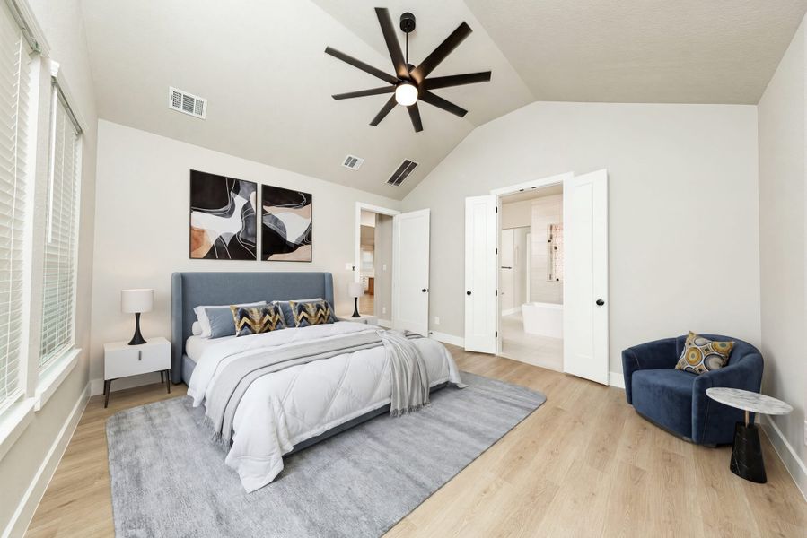 Furnished interior view inside a new home in COLTON, Montgomery (Image 7).
