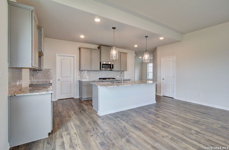 Furnished interior view inside a new home in Stream Waters, Seguin (Image 11).
