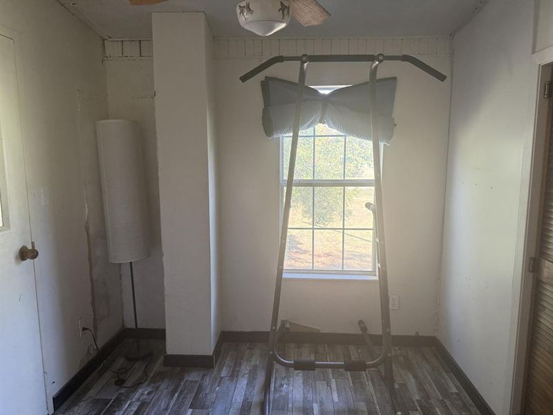 Back entrance to back door