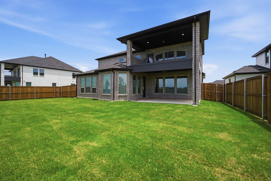 Exterior details and patio area of a home in Green Meadows, Celina (Image 27). Exterior details and patio area of a home in Green Meadows, Celina (Image 27).