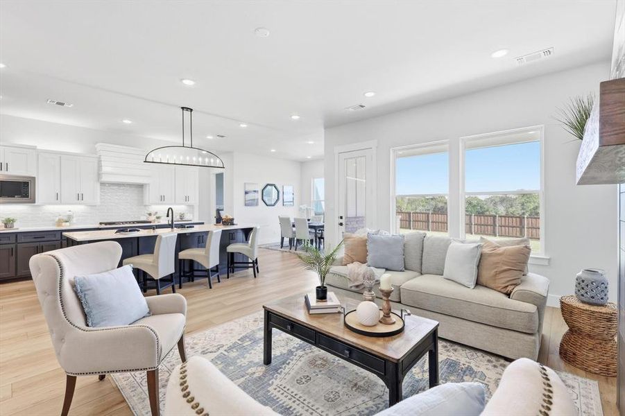 Furnished interior view inside a new home in , Sherman (Image 5).