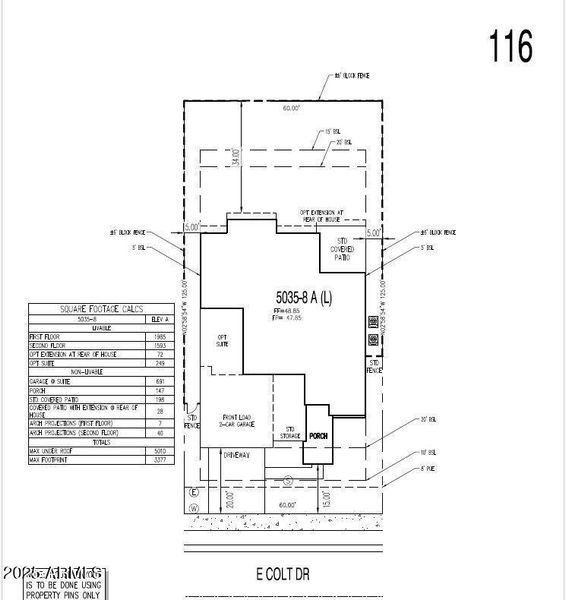 Plot Plan