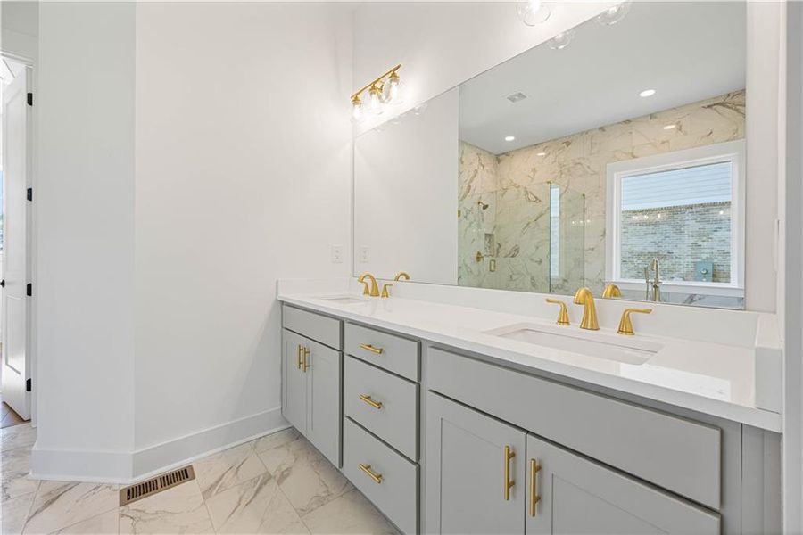 Furnished interior view inside a new home in , Jefferson (Image 8).