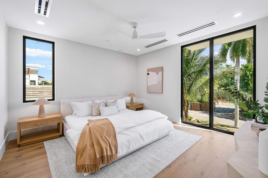 Furnished interior view inside a new home in , Delray Beach (Image 55).