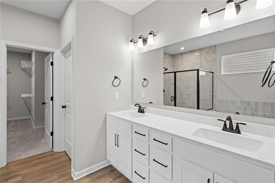 Furnished interior view inside a new home in The Reserve At Liberty Park, Braselton (Image 9).