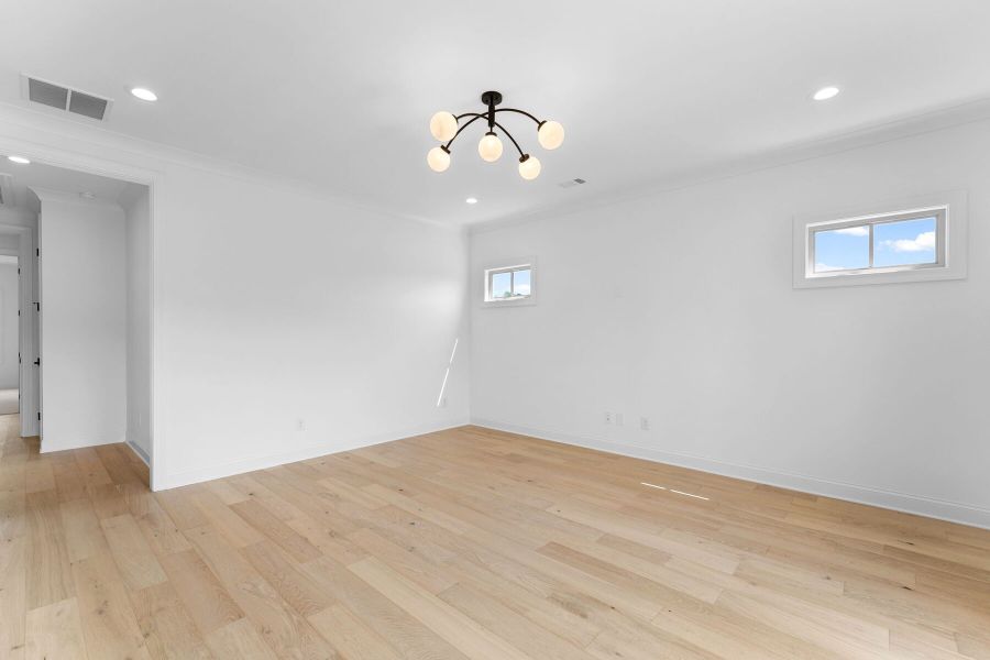 Spacious, unfurnished interior of a new home in Overlook at Gin Property, Senoia (Image 18).