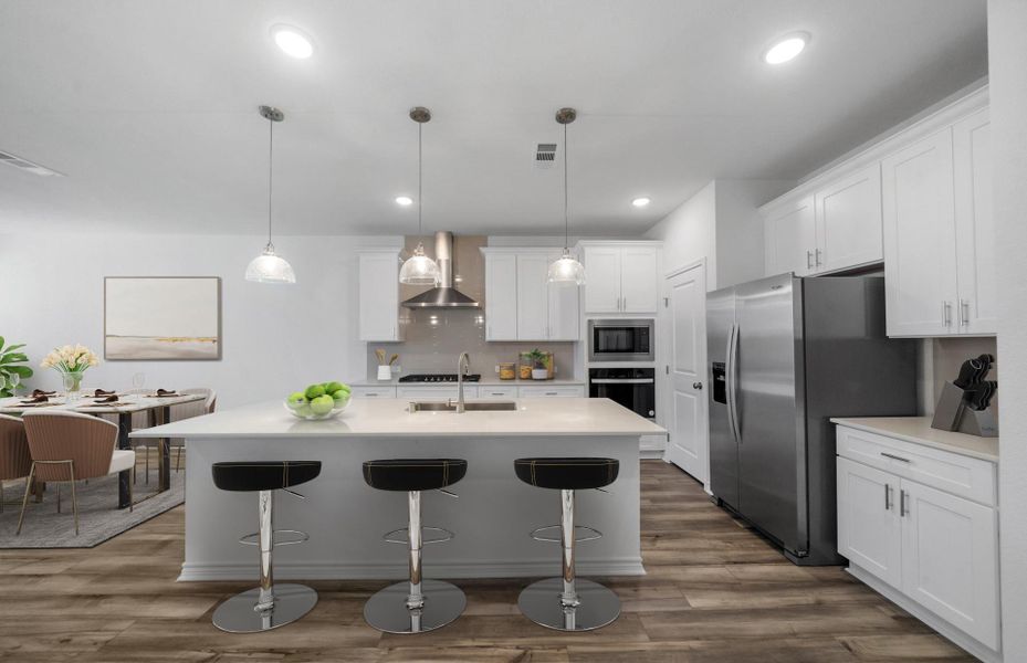 Furnished interior view inside a new home in River Ranch, Dayton (Image 3).