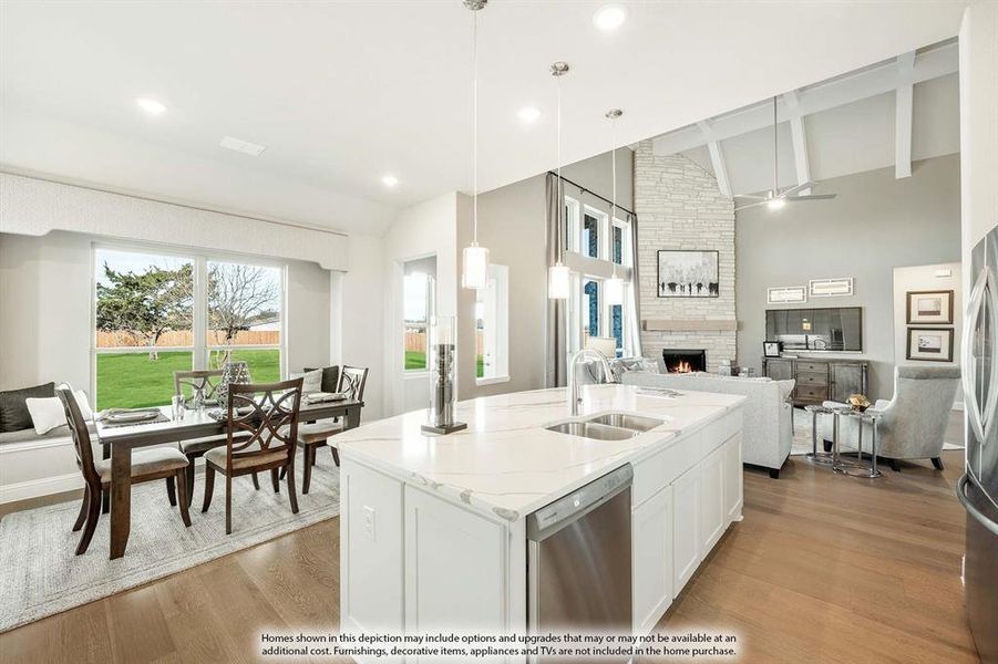 Furnished interior view inside a new home in Wildflower Ranch, Fort Worth (Image 23).