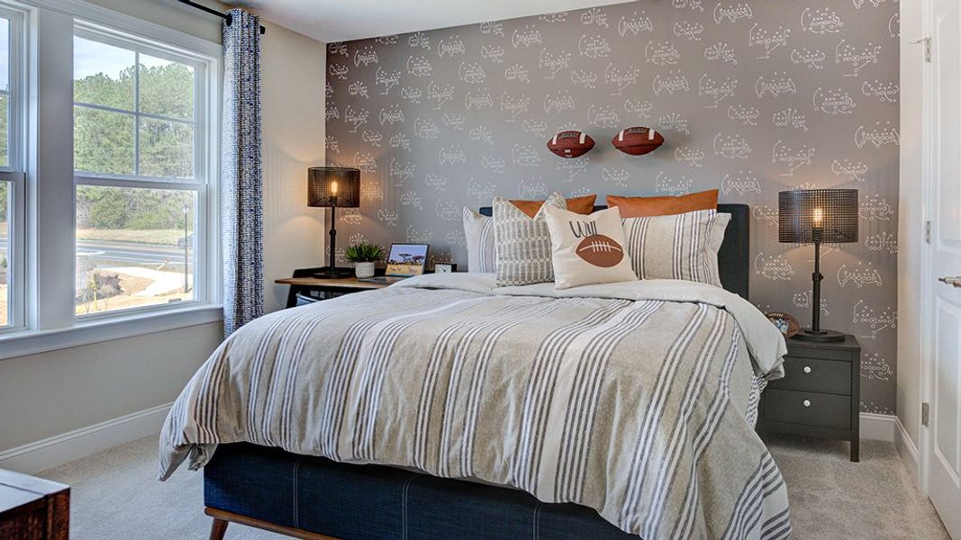 Furnished interior view inside a new home in Radford Glen, Wake Forest (Image 17). Furnished interior view inside a new home in Radford Glen, Wake Forest (Image 17).