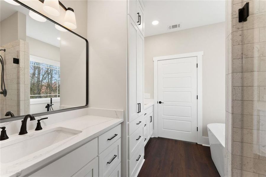 Furnished interior view inside a new home in , Sautee Nacoochee (Image 10).