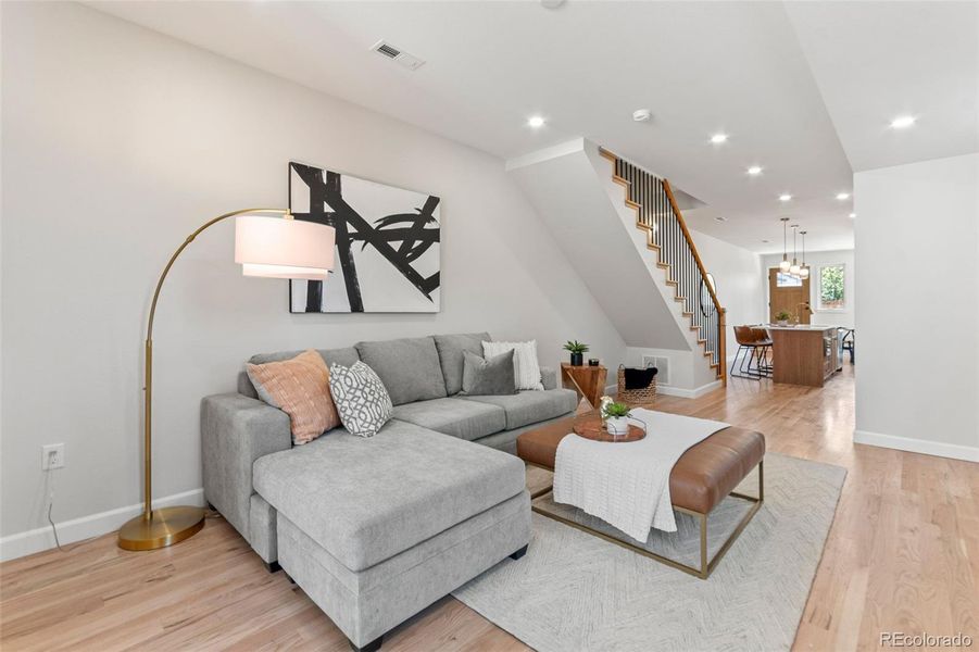Furnished interior view inside a new home in , Denver (Image 6).