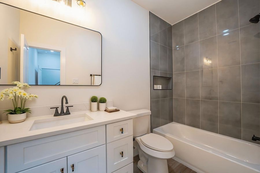 Furnished interior view inside a new home in , Houston (Image 4).