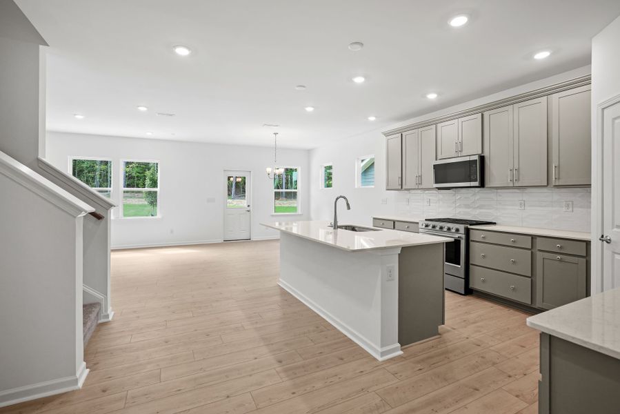 Furnished interior view inside a new home in Michaux Gardens, Belmont (Image 15).