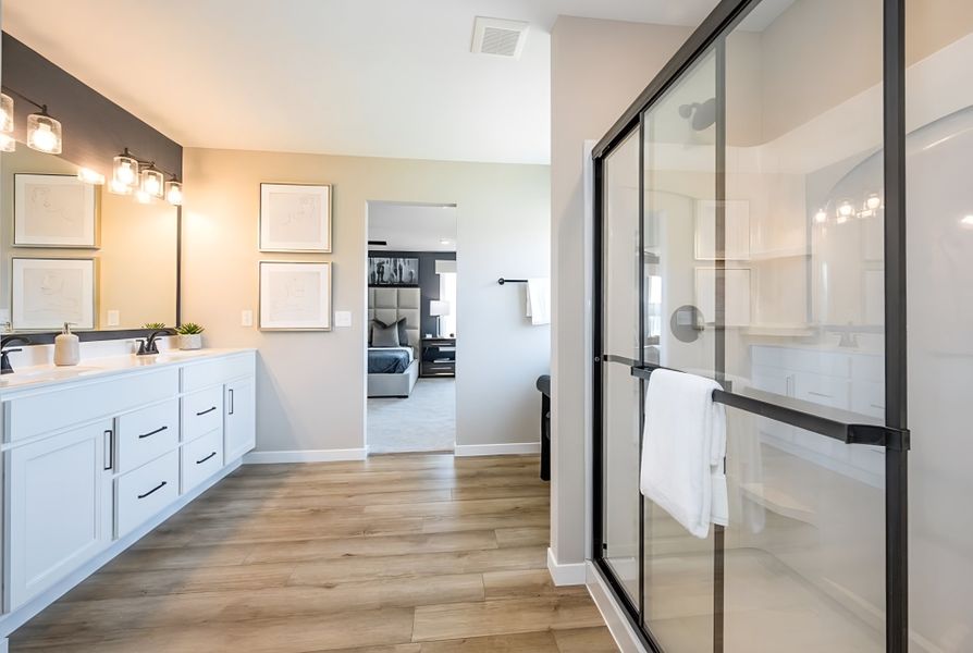Furnished interior view inside a new home in Three Rivers, Rome (Image 7).