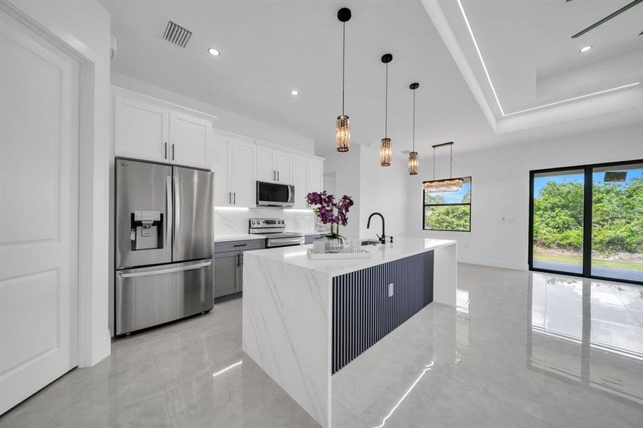 Furnished interior view inside a new home in , Lehigh Acres (Image 11).