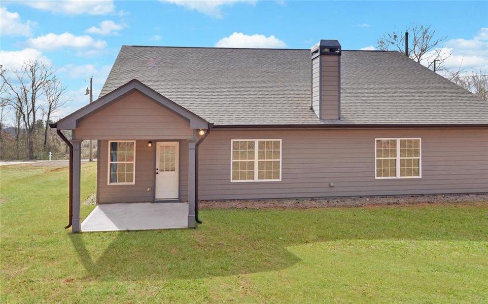 Exterior details and patio area of a home in , Lavonia (Image 22). Exterior details and patio area of a home in , Lavonia (Image 22).