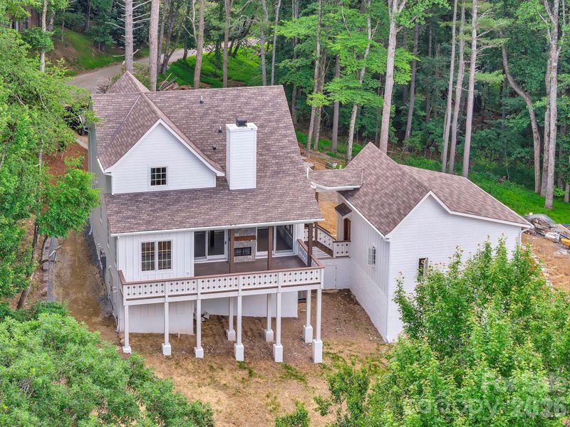 Exterior details and patio area of a home in , Blowing Rock (Image 25).