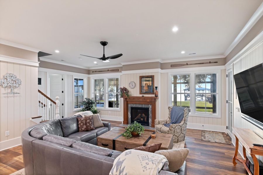 Furnished interior view inside a new home in , Bonneau (Image 12).