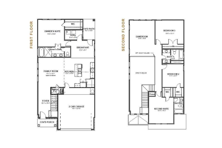 2D floor plan layout of this home in , Iowa Colony, TX (Image 2). 2D floor plan layout of this home in , Iowa Colony, TX (Image 2).