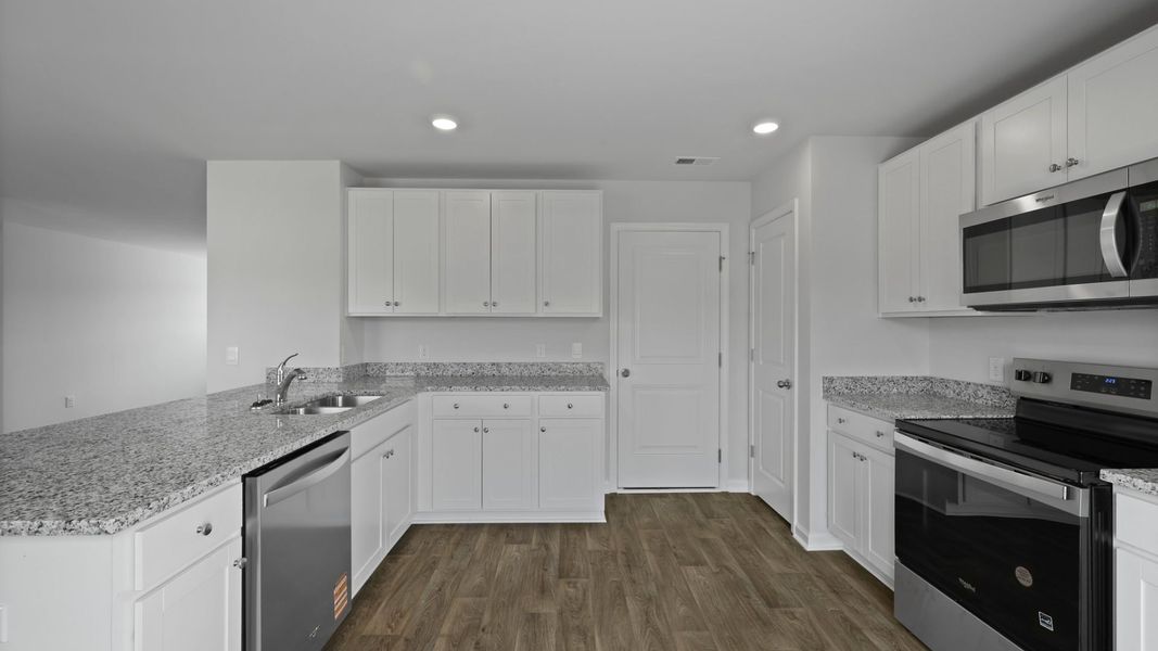 Representative furnished interior of a home built from the BRANDON by D.R. Horton in Evergreen, Holly Hill (Image 6).