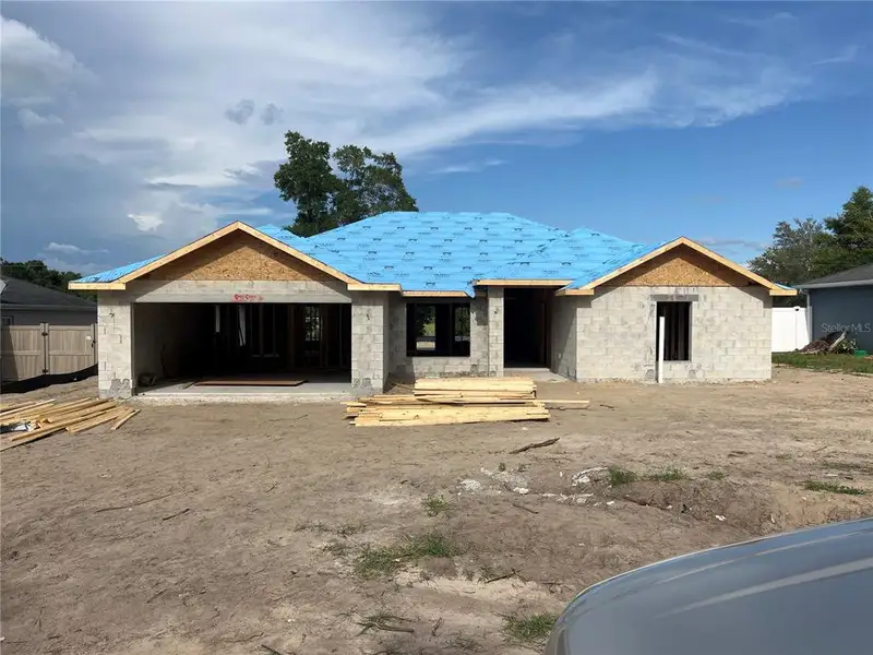 In-progress construction of a new home in Orange Blossom Hills, Summerfield, FL (Image 16).