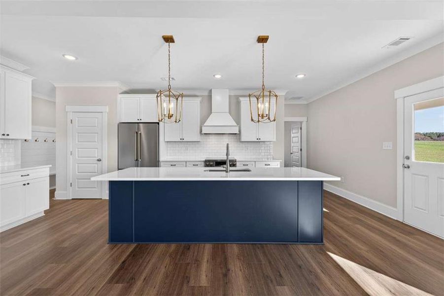 Furnished interior view inside a new home in , Comer (Image 12).