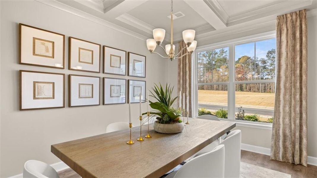 Furnished interior view inside a new home in The Gates at Pates Creek, Hampton (Image 11).