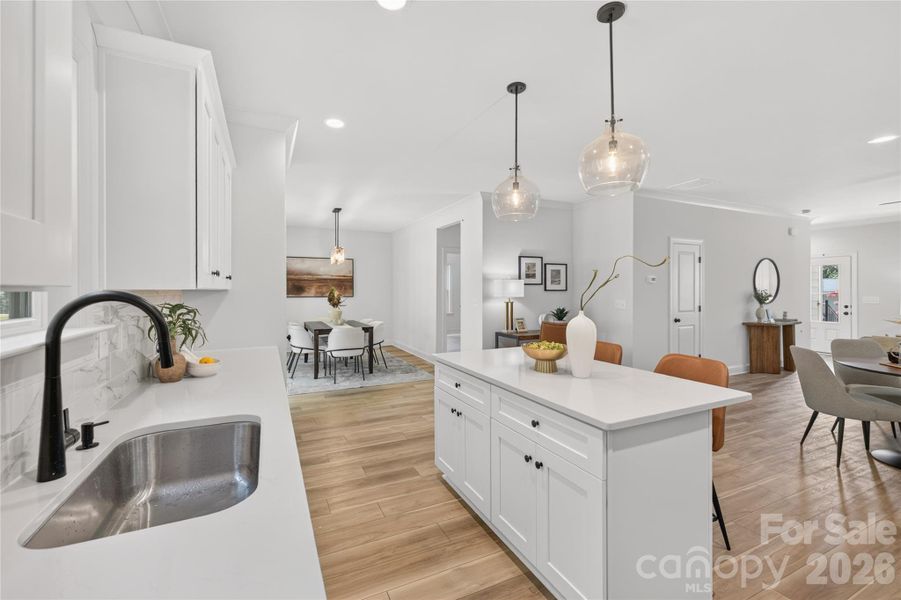 Furnished interior view inside a new home in , Harrisburg (Image 11).