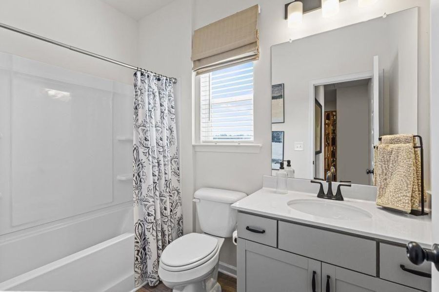 Furnished interior view inside a new home in Townes At The Stiles, Cartersville (Image 27).