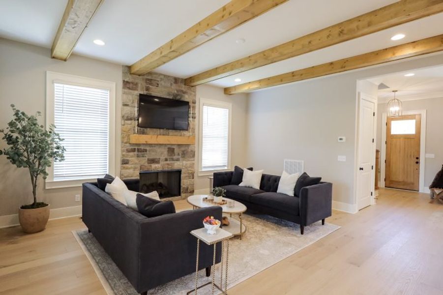 Furnished interior view inside a new home in Faith View, Ooltewah (Image 67).