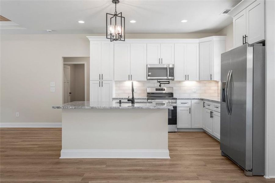 Furnished interior view inside a new home in , Cusseta (Image 8). Furnished interior view inside a new home in , Cusseta (Image 8).