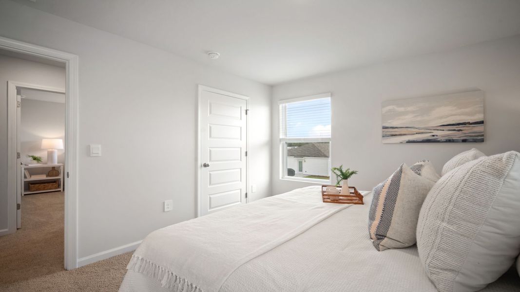 Furnished interior view inside a new home in The Groves at Bees Creek, Ridgeland (Image 22).