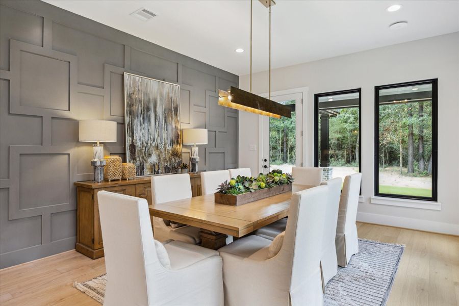 Furnished interior view inside a new home in High Meadow West and Estates, Montgomery (Image 15).